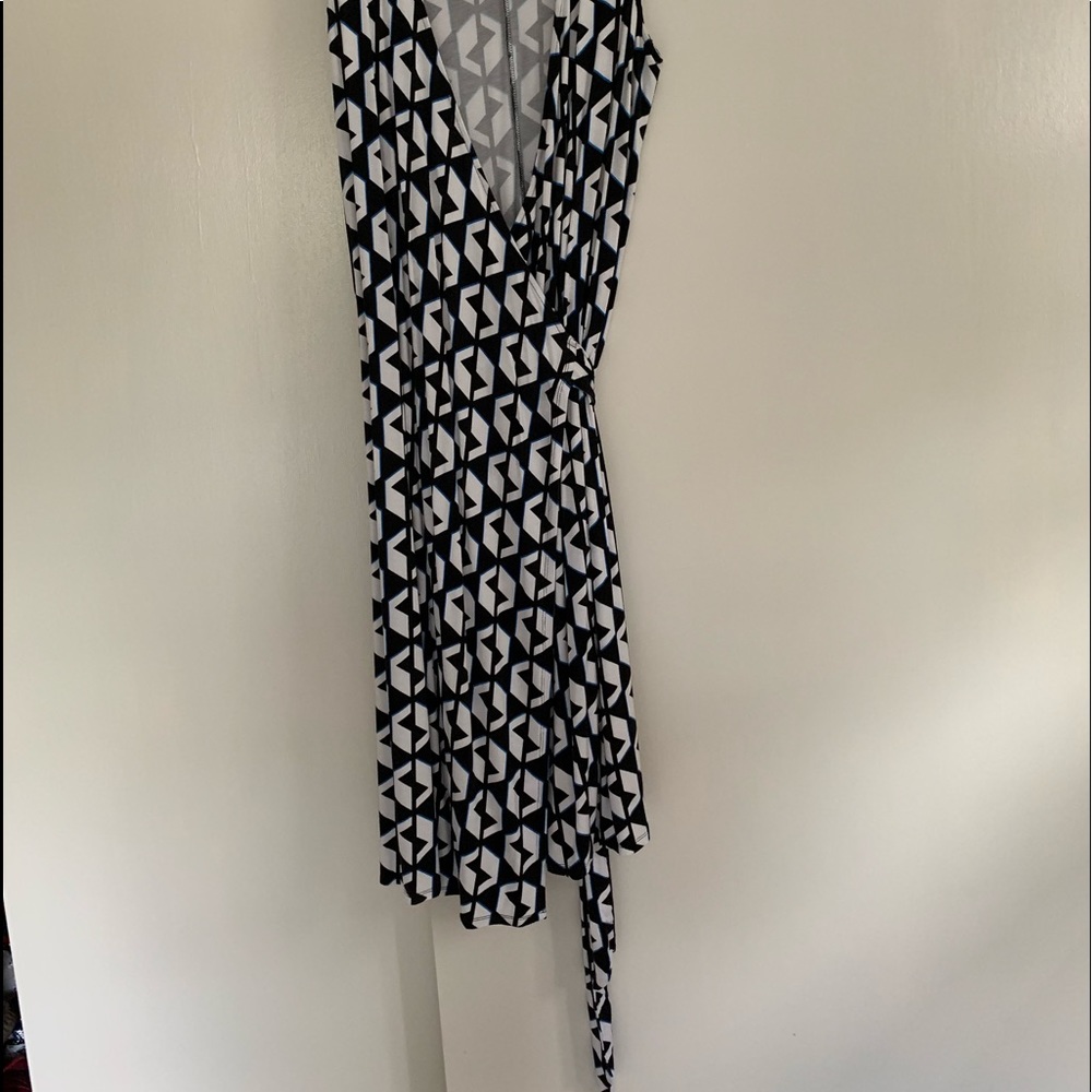 JESSICA LONDON wrap dress- sleeveless 12W large - Picture 3 of 9